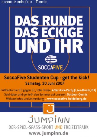 Studentencup Werbeplakat