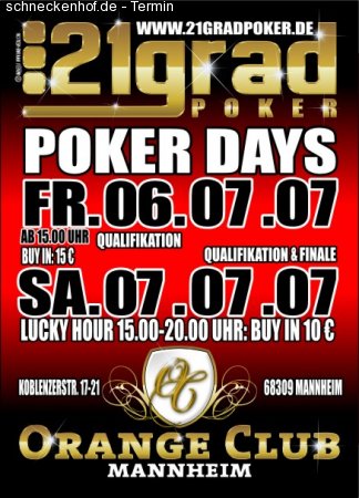 Poker Night Werbeplakat