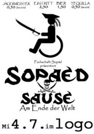 Sopäd-Sauße Werbeplakat