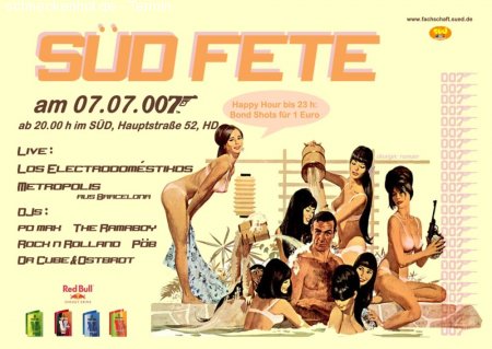 Süd Fete Werbeplakat