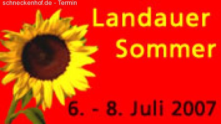 Landauer Sommer Werbeplakat