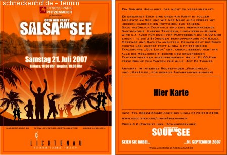 Salsa am See Werbeplakat