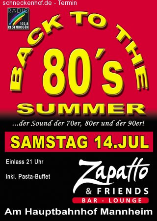 Back to the 80s-Summer Werbeplakat