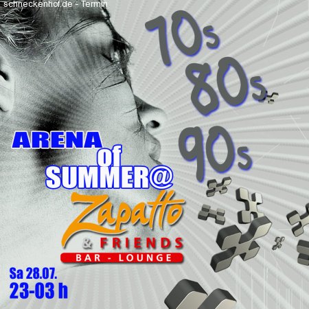 Arena of summer@zapatto Werbeplakat