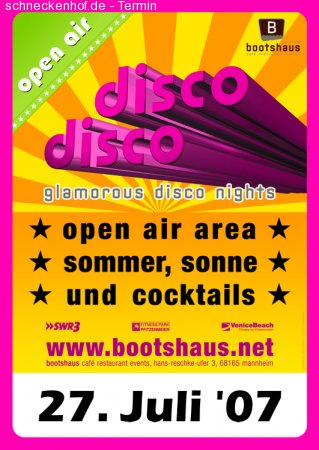 Disco Disco-Sommer Special Werbeplakat