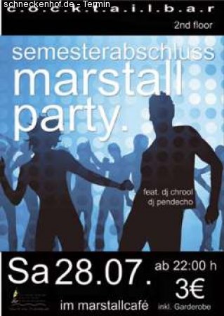 Marstallparty Werbeplakat