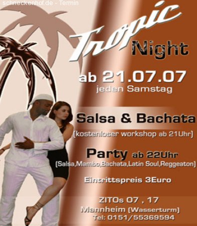 Tropic Night Werbeplakat