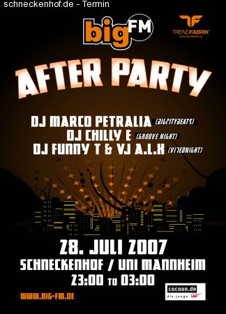 Aftershow Party Arena Of Pop Werbeplakat