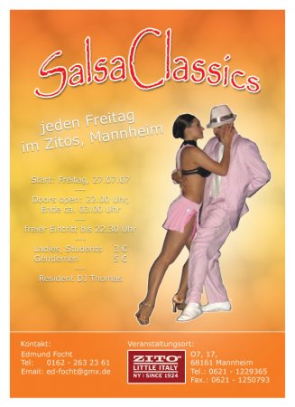 Salsa Classics Werbeplakat