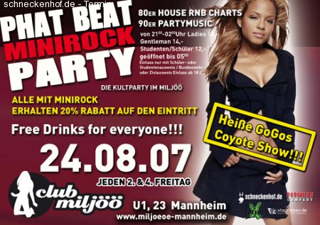 Phat Beat Party Werbeplakat