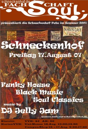 Fachschaft Soul Werbeplakat