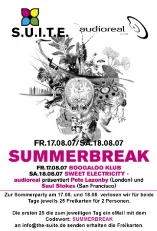 Boogaloo Club - Summer Break Werbeplakat