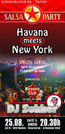 Havana meets New York Werbeplakat