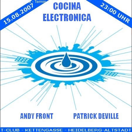 Cocina Electronica Werbeplakat