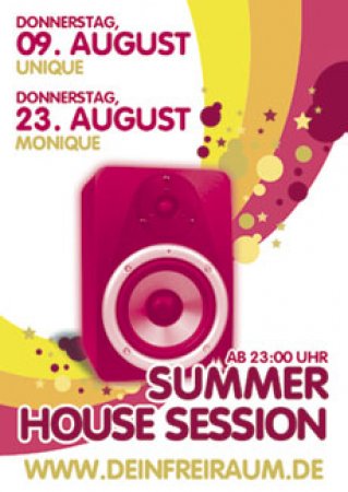 Summer House Session Werbeplakat