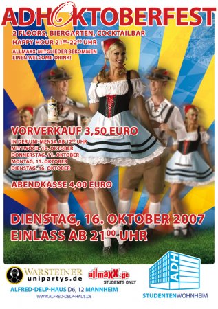 ADH Oktoberfest Werbeplakat