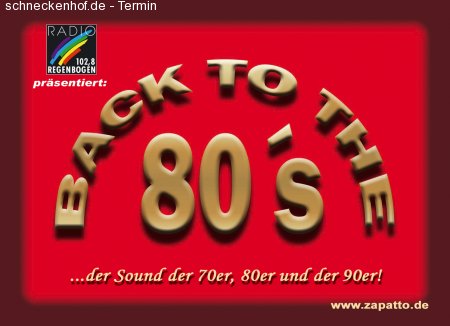 Back to the 80s Werbeplakat
