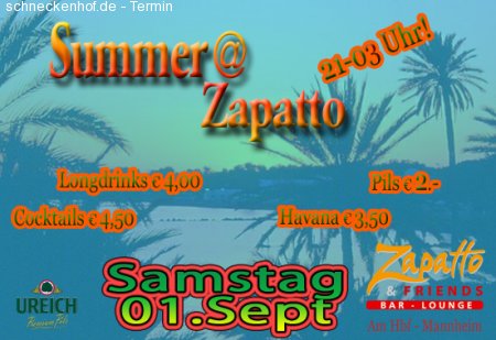 summer@zapatto Werbeplakat