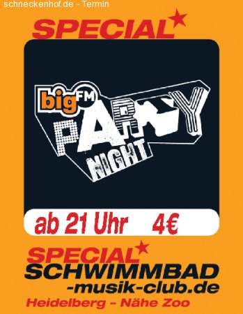 Big FM Party Night Werbeplakat