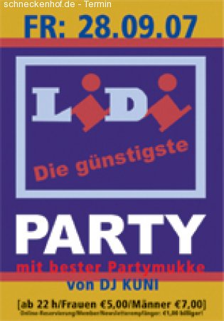 Lidi Party Werbeplakat