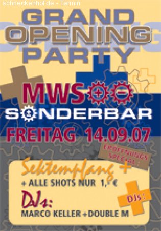 MWS Opening Werbeplakat