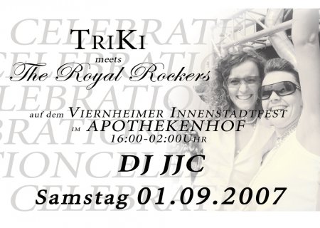 Triki meets Royal Rockers Werbeplakat