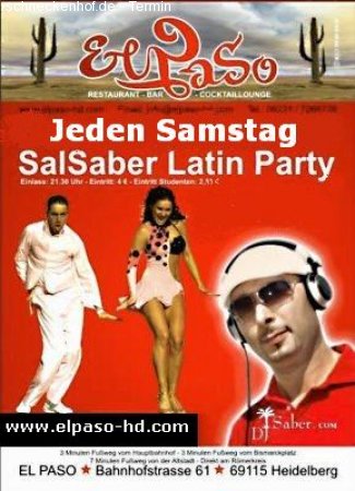 Salsa Party Werbeplakat