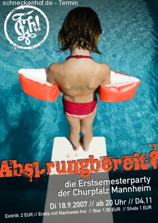 Erstsemesterparty Werbeplakat