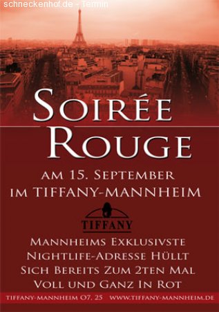 Soirée Rouge Werbeplakat