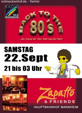 Back to the 80s Werbeplakat