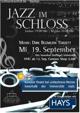 Jazz im Schloss Werbeplakat