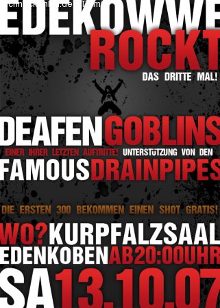 Edekowwe rockt Werbeplakat