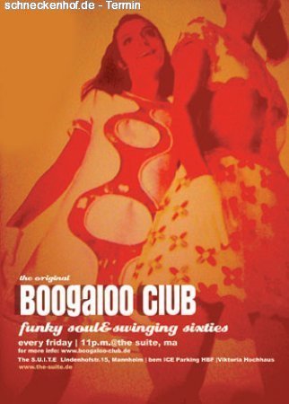 5 Jahre Boogaloo Club Werbeplakat