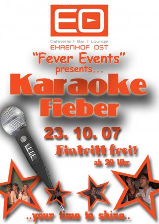 Karaoke-Fever Werbeplakat