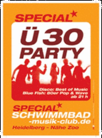 Ü 30 Special Werbeplakat