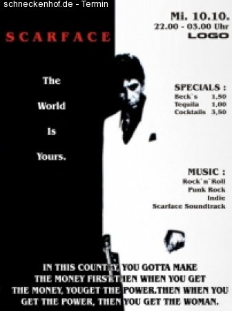 Scarface - The World is yours Werbeplakat