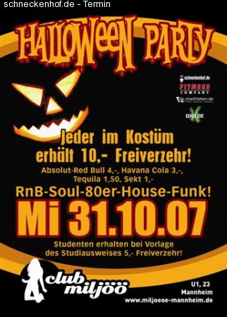 Halloween Party Werbeplakat