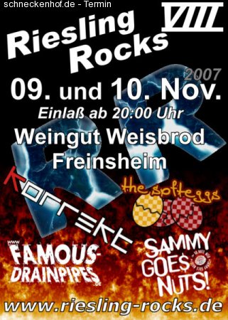 Riesling Rocks VIII - Freitag Werbeplakat