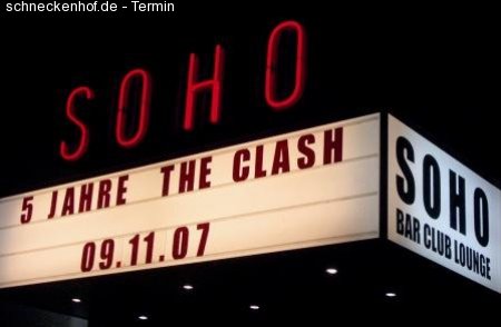 5 Jahre the Clash Werbeplakat