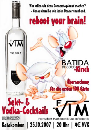 reboot your brain Werbeplakat