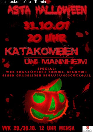 Halloween Werbeplakat