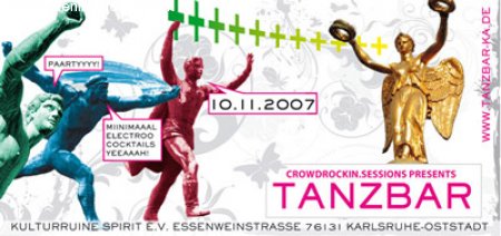 TANZBAR-Karlsruhe Werbeplakat