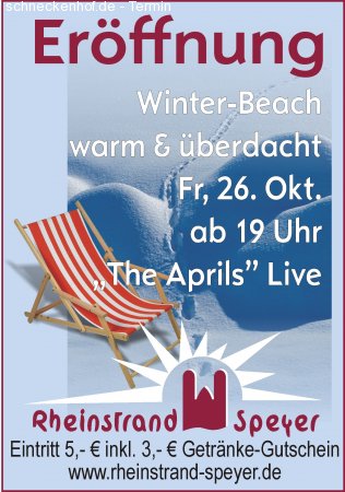 Winterbeach Eröffnung Werbeplakat