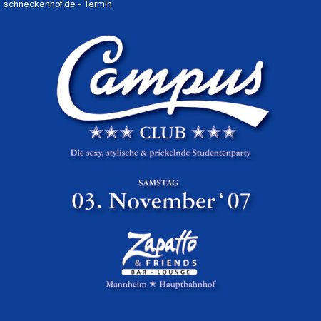 Campus Club XXV Werbeplakat