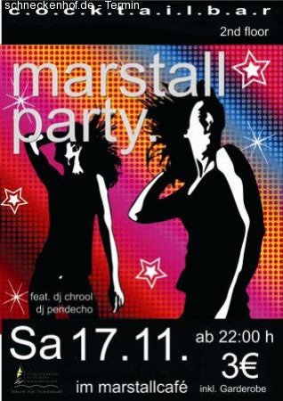 Marstallparty Werbeplakat