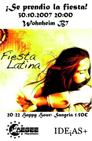 Fiesta Latina Werbeplakat