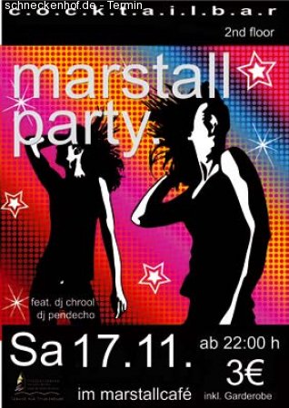 Marstallparty Werbeplakat