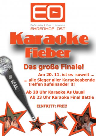 Karaoke-Fever Werbeplakat