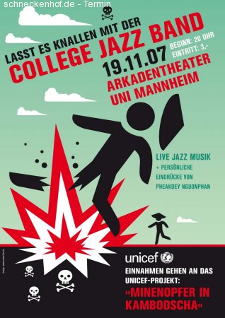 Jazz Konzert zugunsten Unicef Werbeplakat