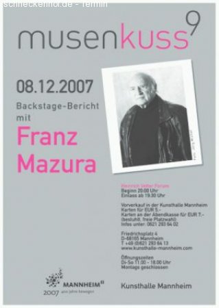 Ein Abend mit Franz Mazura Werbeplakat